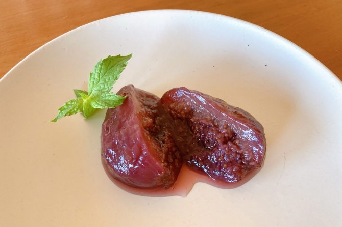 いちじくのワイン煮