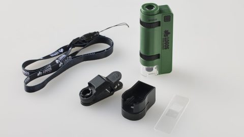 高倍率で写真も撮れる、ポケットサイズの顕微鏡。わずか3,300円なり！