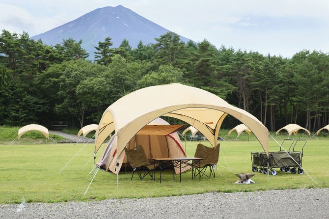 「富士すばるランド」に新たなキャンプスポット誕生！しかも手ぶらで楽しめる!!
