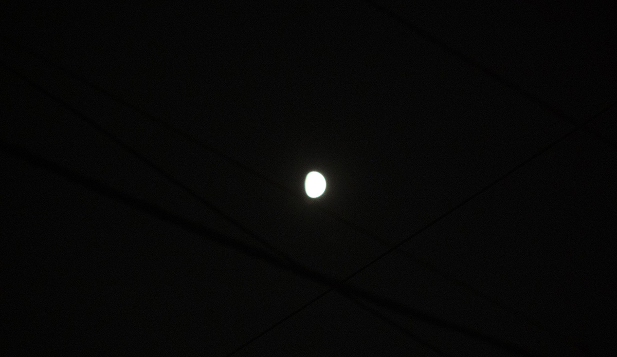 コンデジで撮影した月