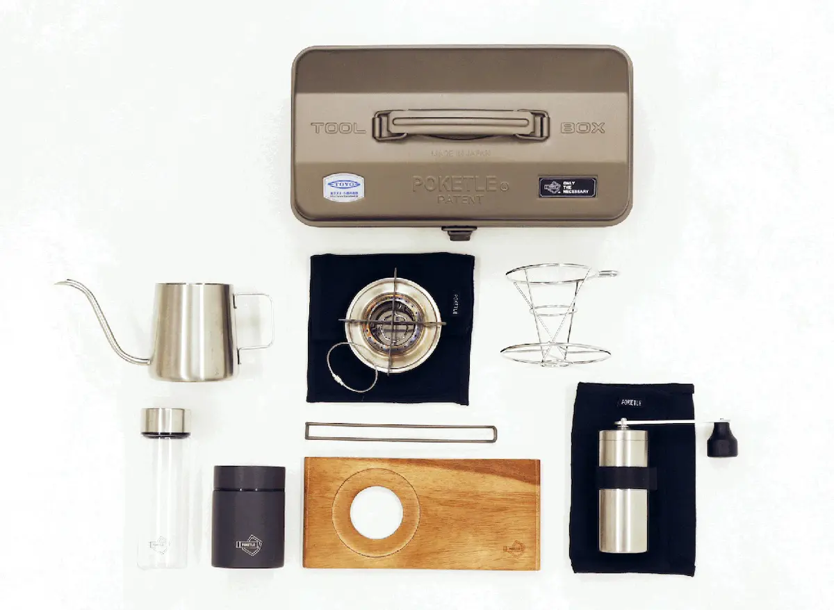 コーヒーを味わう道具がひとつに！ツールボックス入り本格