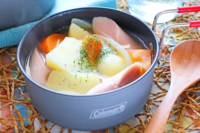 魚肉ソーセージのポトフ