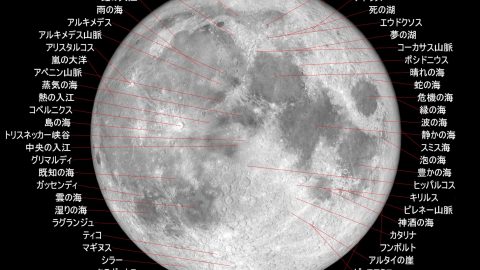 9月10日は中秋の名月、満月のクレーターの楽しみ方