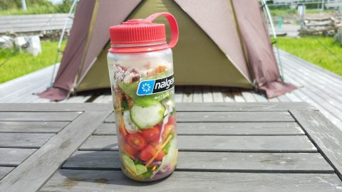 ナルゲンボトル活用法。キャンプにジャーサラダをおすすめする理由