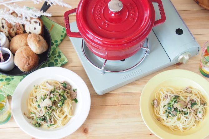 キャンプのテーブルコーディネート