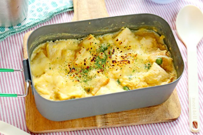 焼き麩の鮭グラタン