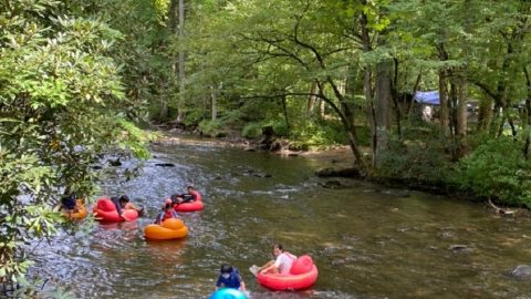 浮き輪に乗って流されるスポーツ、アメリカで人気の川遊びアクティビティ「チュービング」とは？