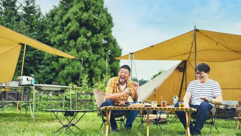 BE-PAL & dancyu編集長“青空”対談 前半「アウトドア料理は本能が目覚める」