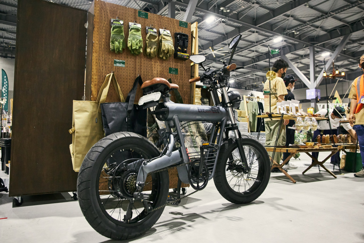 電動アシスト自転車の展示