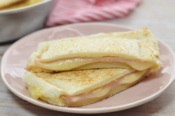 ホットサンド完成写真