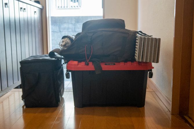 キャンプに出かける