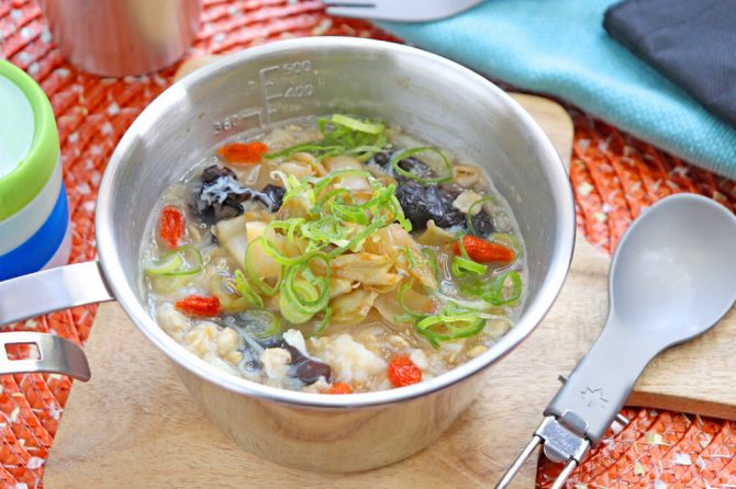 オートミールの薬膳風中華粥