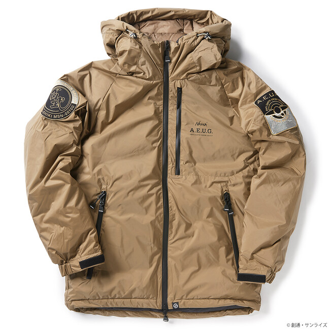 『機動戦士Zガンダム』AURORA ダウンジャケット A.E.U.G.「STRICT-G×NANGA AURORA DOWN JACKET」