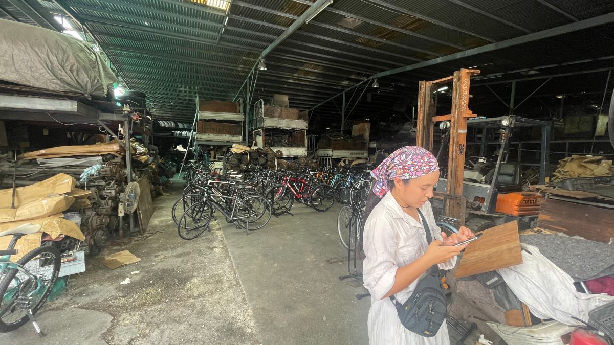 自転車探し一件目の中古自転車屋さん