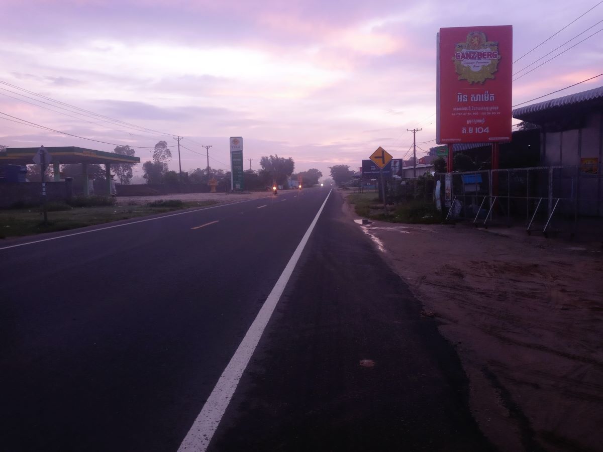 ある日のカンボジアの朝の風景