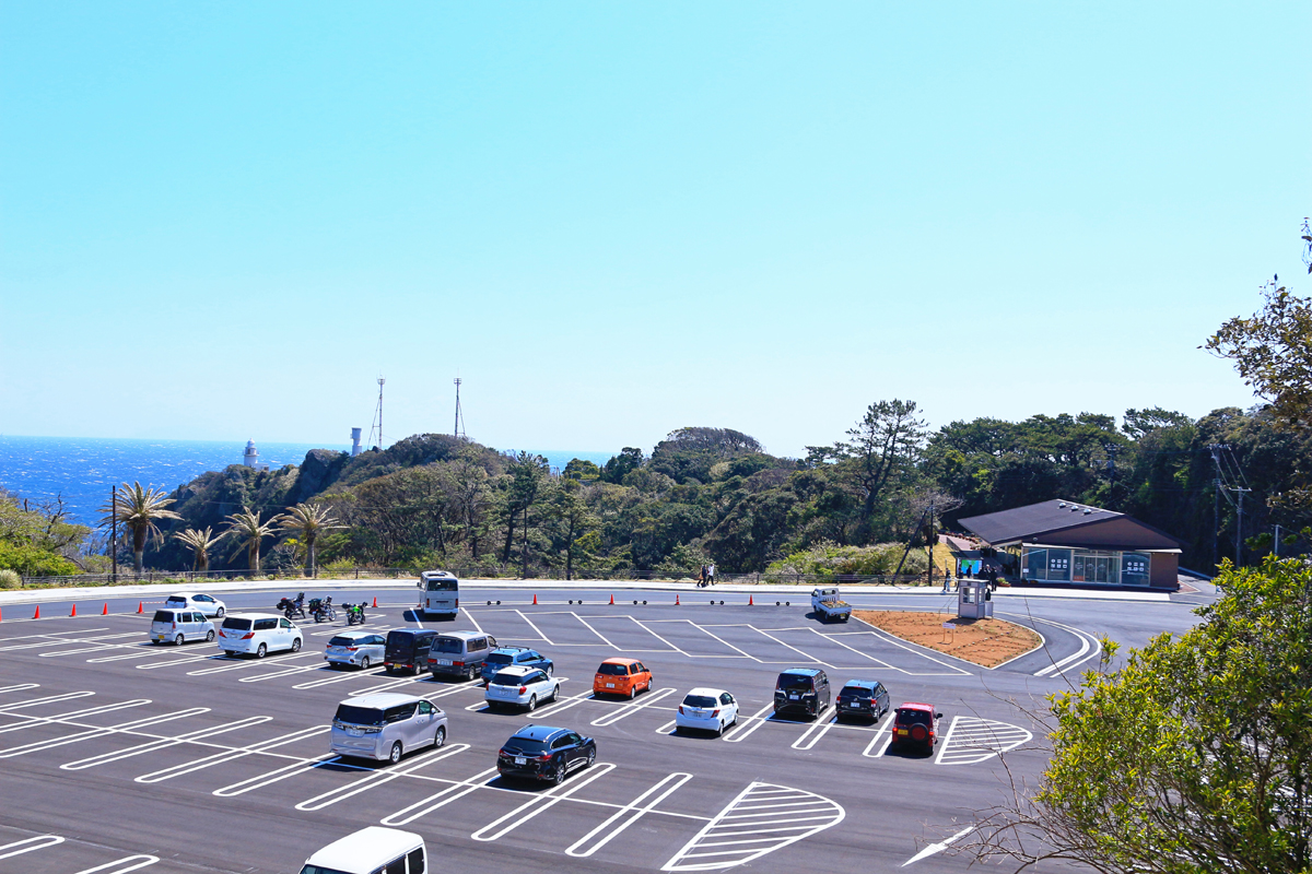 石廊崎オーシャンパークの駐車場