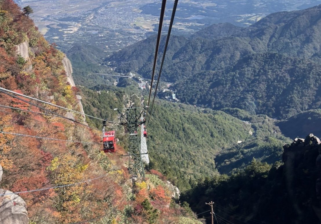 ロープウェイからの景色