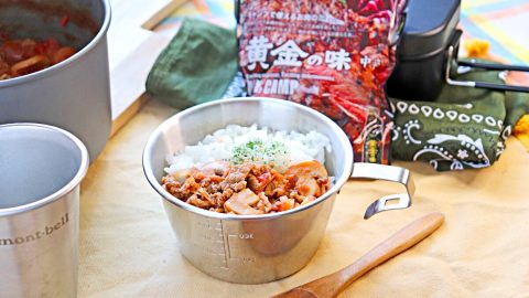 アルペン×エバラ「焼肉のたれ」はキャンプめしに最適だ！洋食の定番ハヤシライスのレシピ
