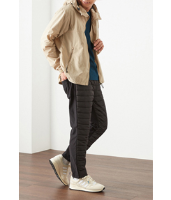 「BODY WILD」バウンドヒーターパンツ前後切替あったかストレッチパンツ テーパード ¥3,850(希望小売価格)