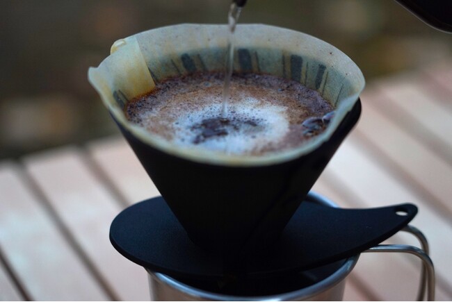 コーヒーの味と香りの成分をしっかり抽出できる仕組み