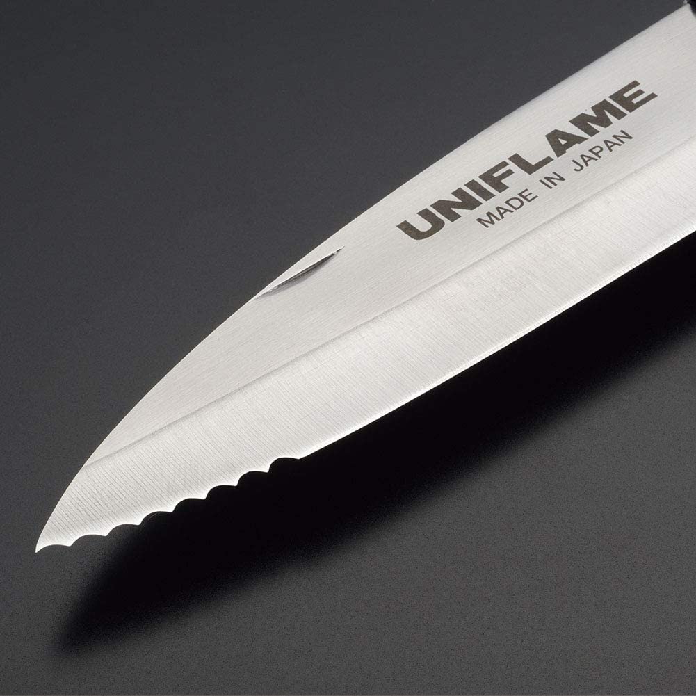 UNIFLAME (ユニフレーム) ／ ギザ刃キャンプナイフ