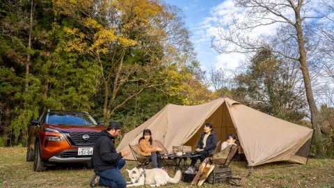 ファミキャン道具を一式積んで、家族と犬と冬キャンプ！BE-PAL早坂の日産 エクストレイル ライフPart.1【PR】