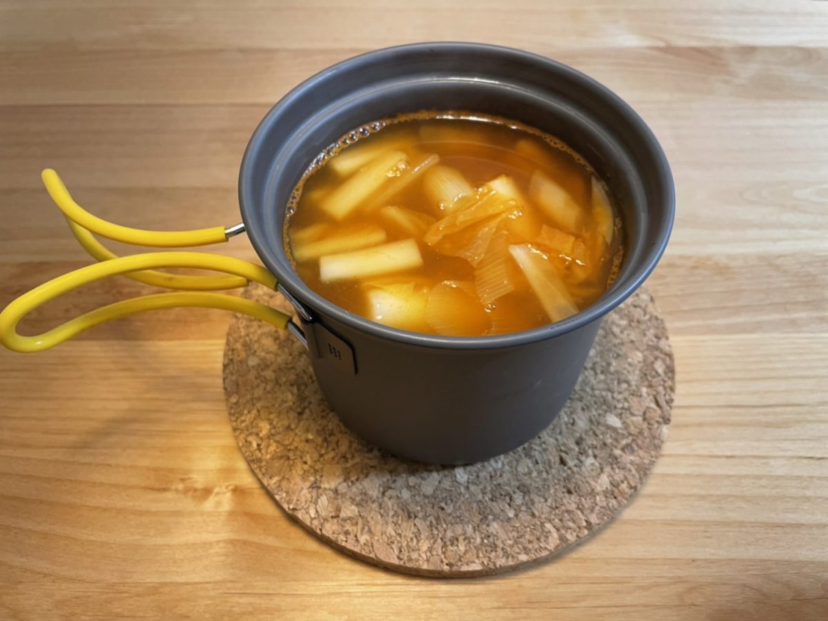 キムチ鍋風スープ