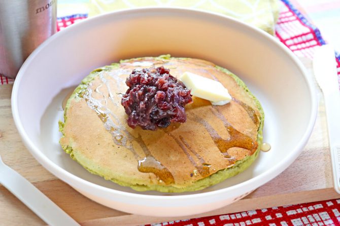 ダイソー食材で作る抹茶パンケーキ