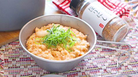 ほりにし×オートミールで作るキャンプ飯！深夜でもOKなヘルシーリゾットレシピ