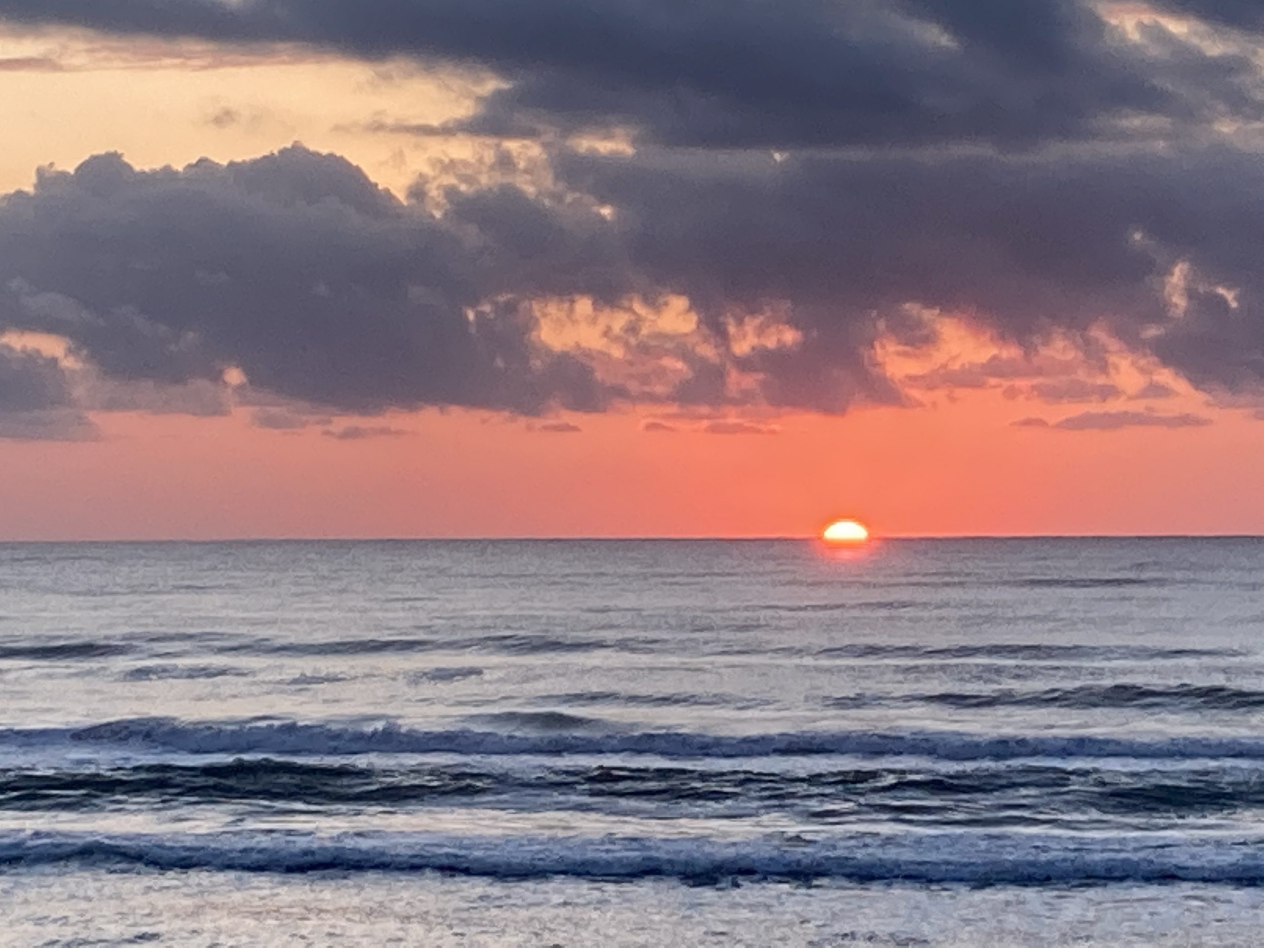 日本海の夕陽