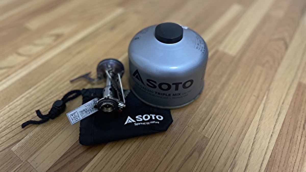 シングルバーナー「アミカス」と SOTOのOD缶