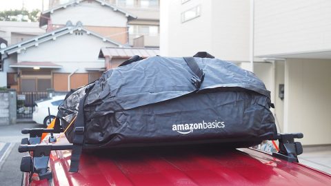 軽自動車キャンプの“あの問題”がアマゾン「ルーフトップカーゴバッグ」で解決！