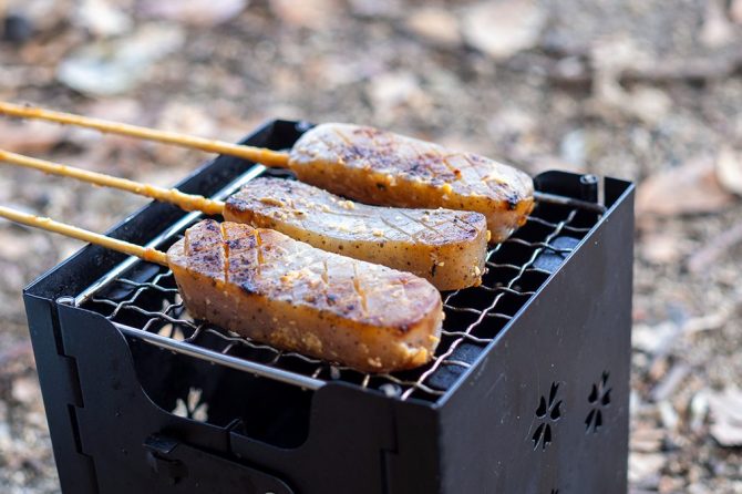 焼きこんにゃくの田楽