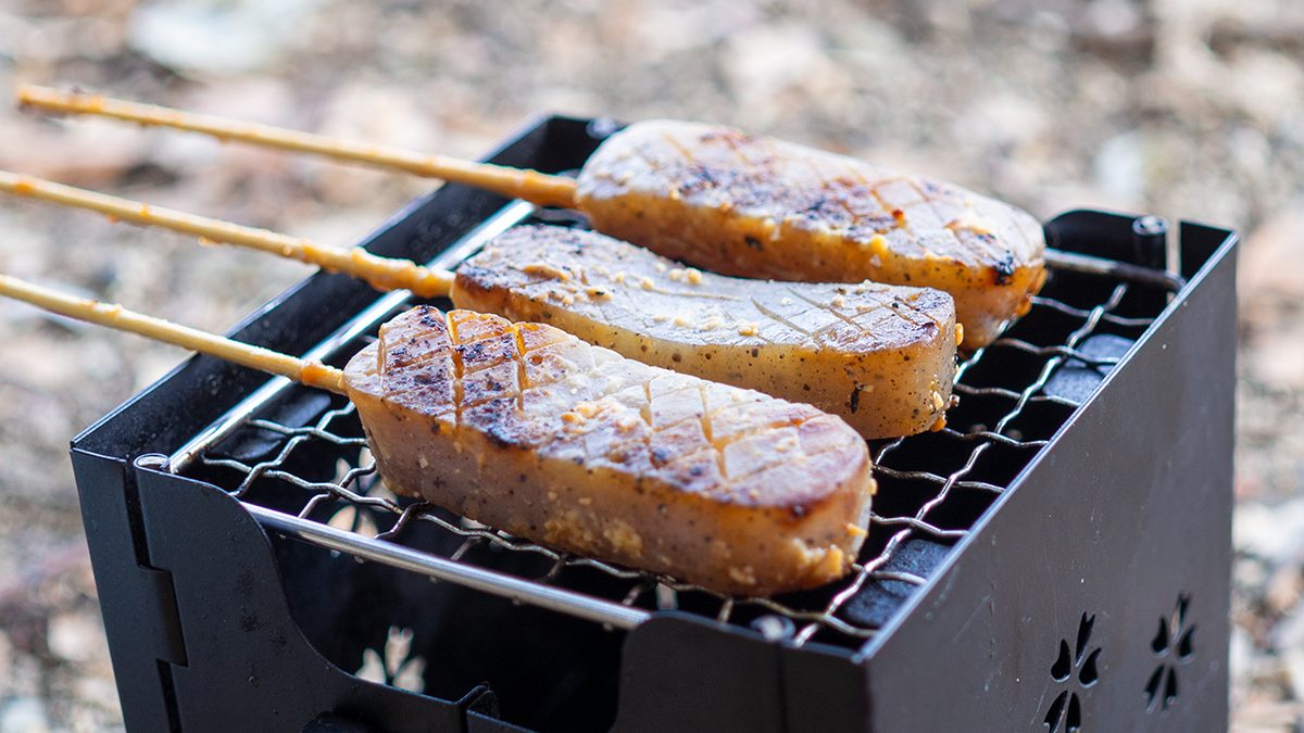 デザートとしても楽しめるこんにゃくの焼き田楽