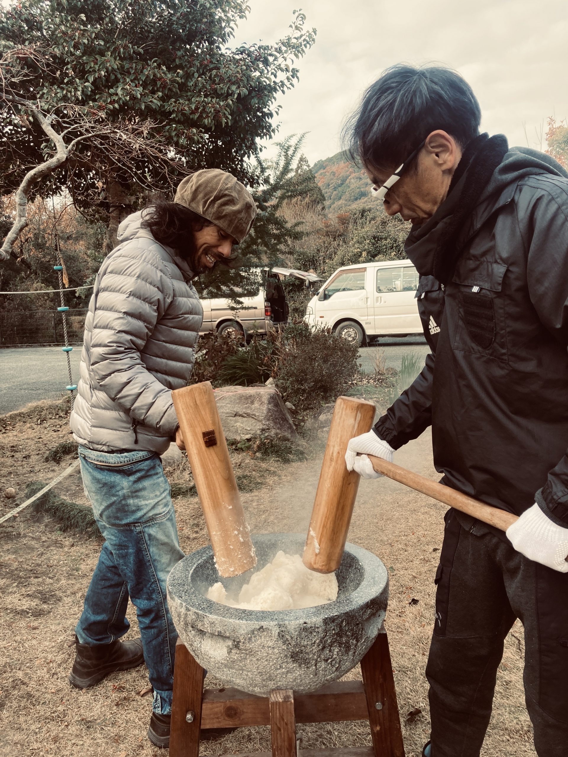 餅つき