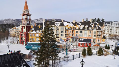 平均－12℃の極寒でも大丈夫！冬のカナダ・ケベック州のリゾートエリアを散策してみた