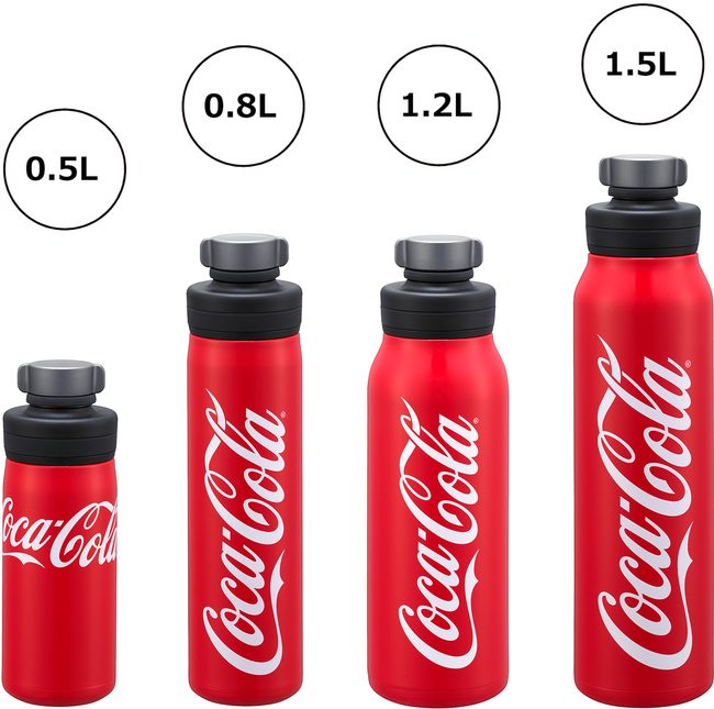 「真空断熱炭酸ボトル＜コカ·コーラ オフィシャル＞（保冷専用）MTA-T05K/T08K/T12K/T15K」オープン価格