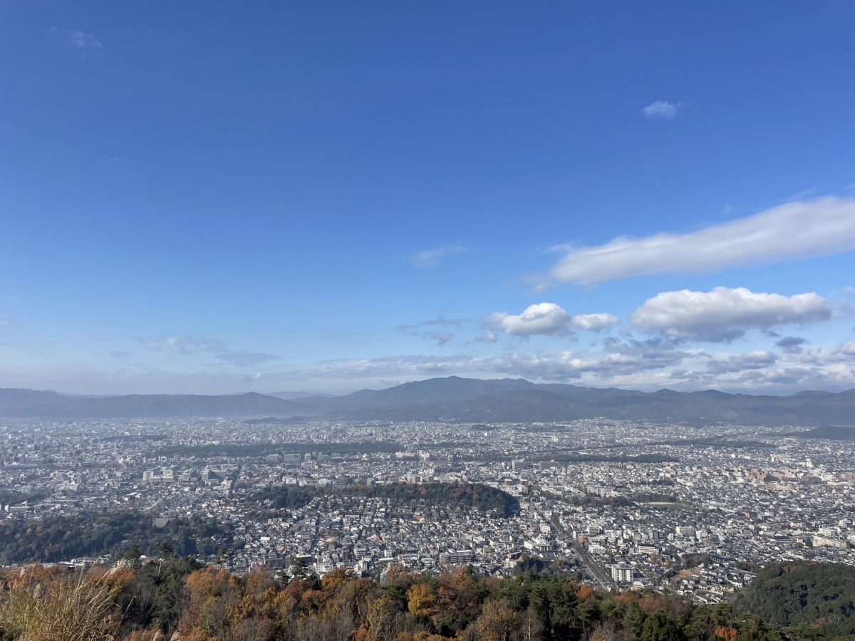 大文字山火床からの景色