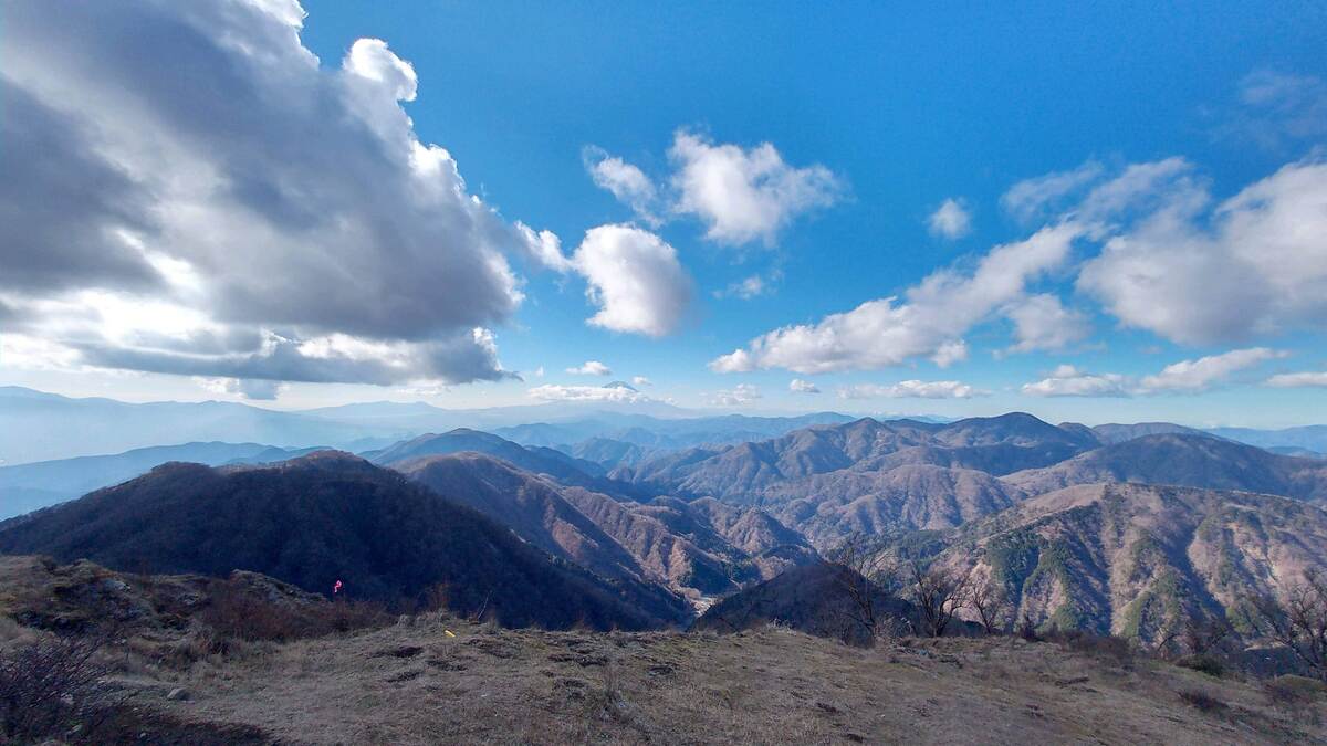 塔ノ岳山頂の眺望