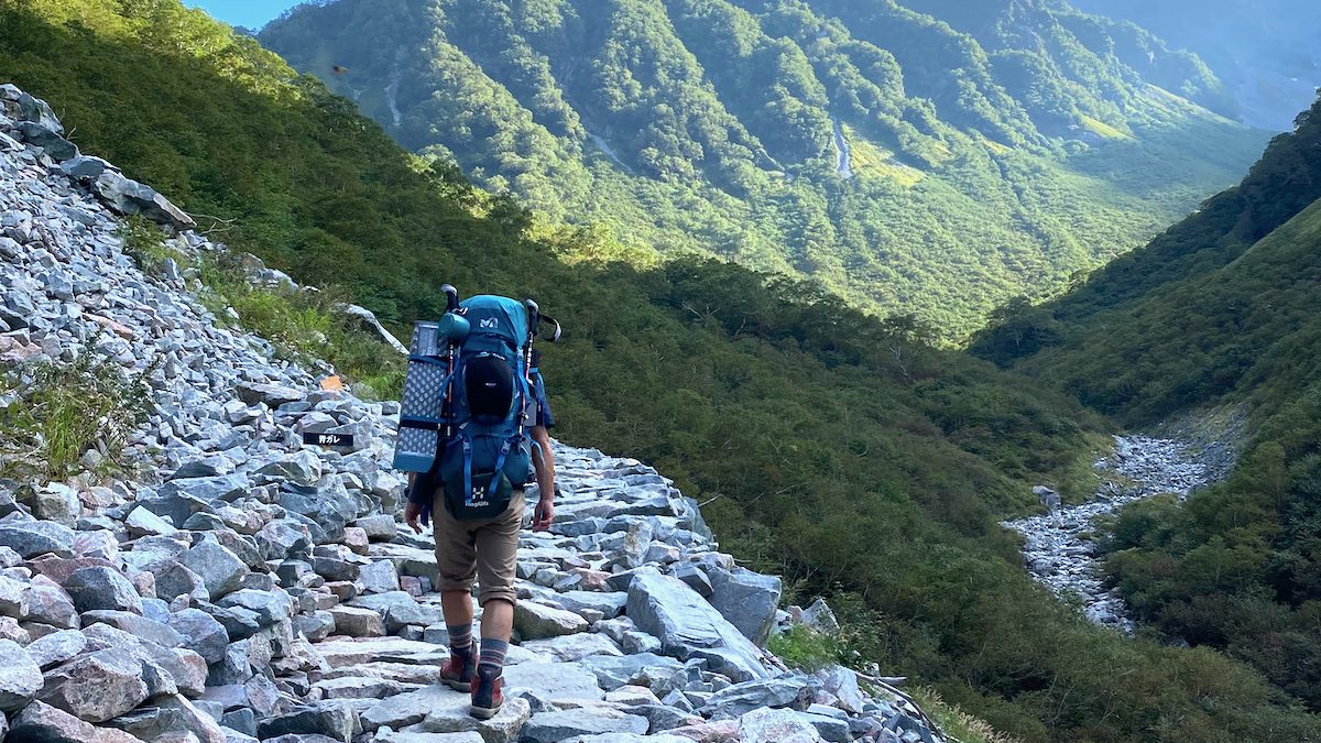 テント泊装備で山へ