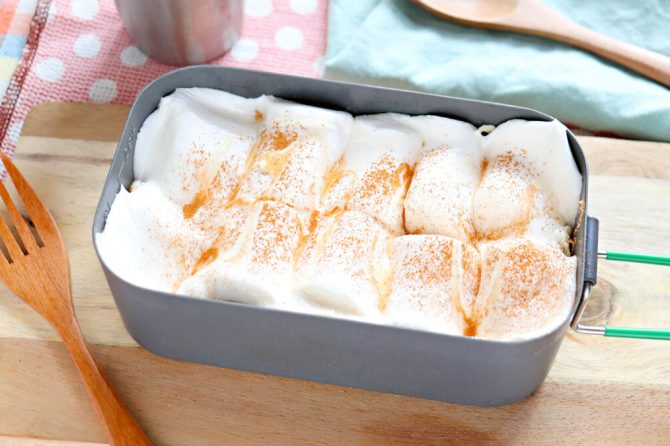 マシュマロはちみつグラタン