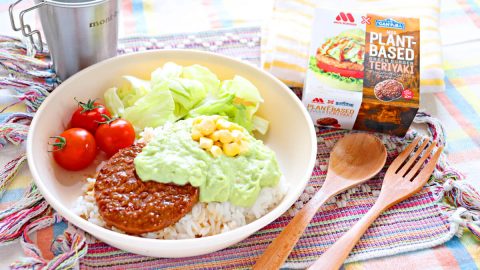 モスバーガーの缶詰のソイパティで作る「簡単ロコモコ」レシピ