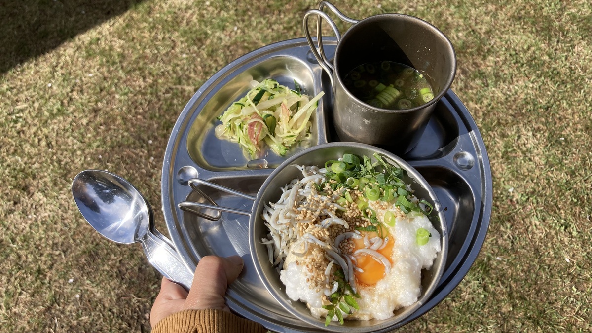 朝ごはんのプレート