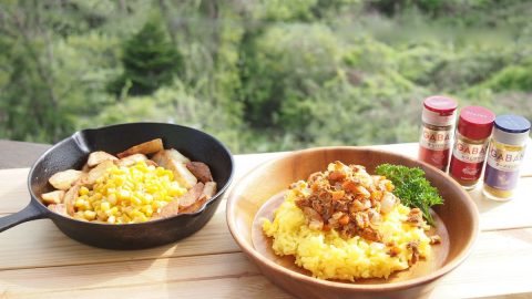 クーラーボックス要らず！缶詰＆常温保存の食材で作れる簡単キャンプ飯2選