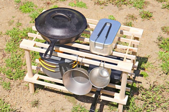 ダイソーの500円ウッドラック