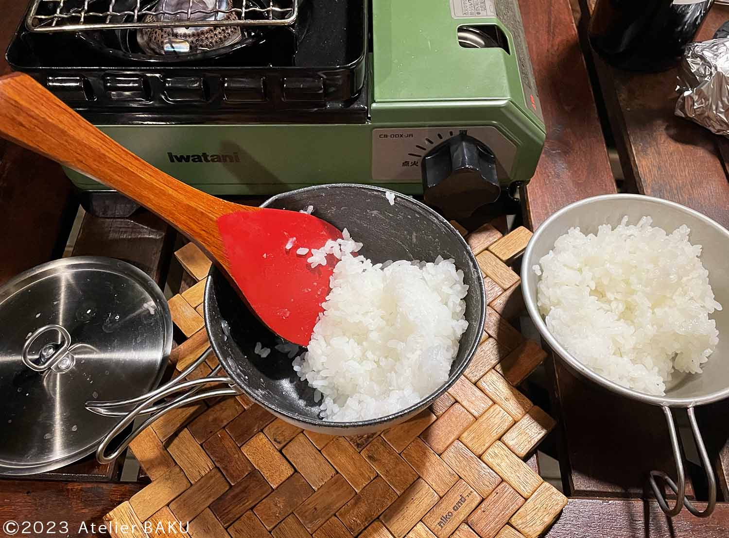 ご飯炊き上がり