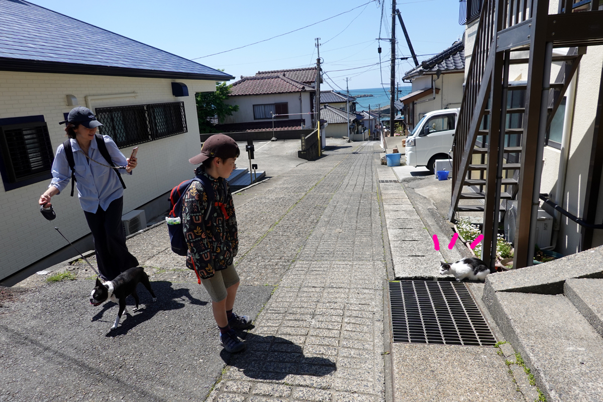 外川の町並み