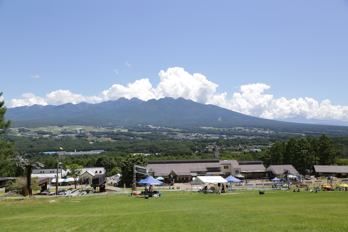 会場から見る八ヶ岳