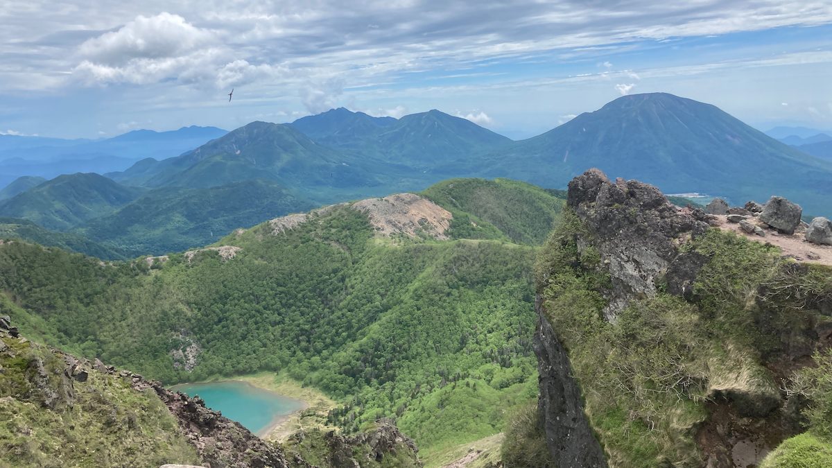 日光白根山からの景色