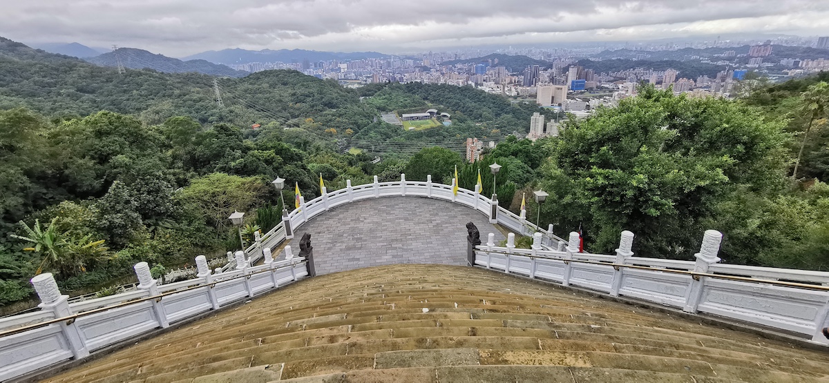 台北の南側が一望のもとに。